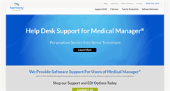 Desktop Screenshot of medicalmanagerusers.com
